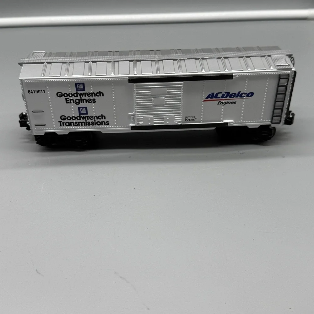 K-Line GM Goodwrench ACDelco Engines 6419011 O Gauge Box Car K-641-7601